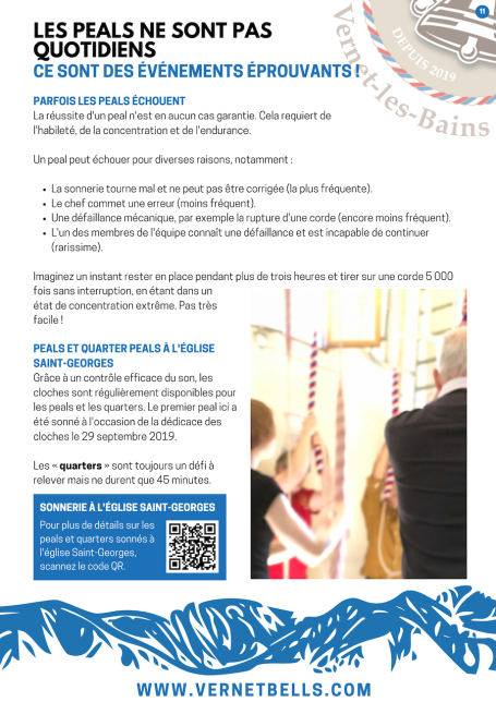 An exhibit panel created by lilbird creative who served as editor, designer and project manager for a concert at at St George's Church.